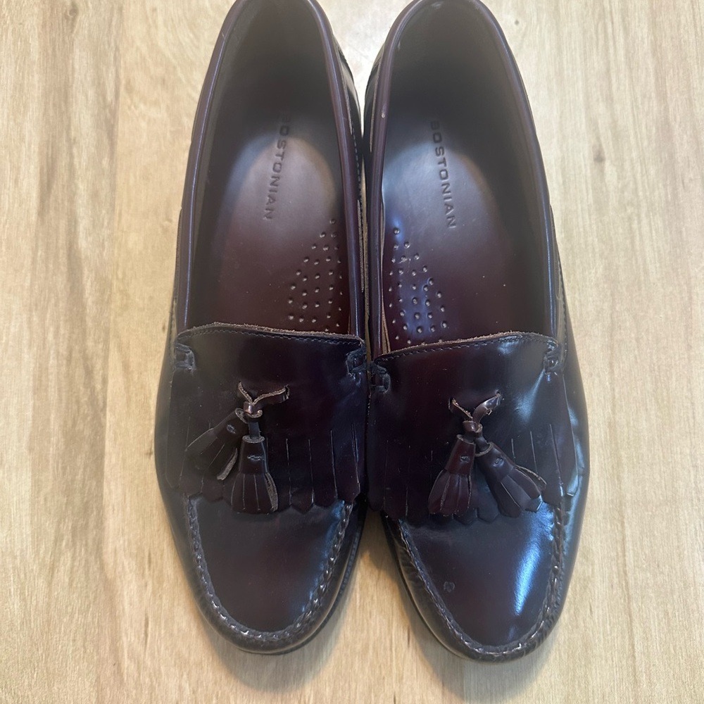 Bostonian Men's Dark Brown Tassel Slip-Ons